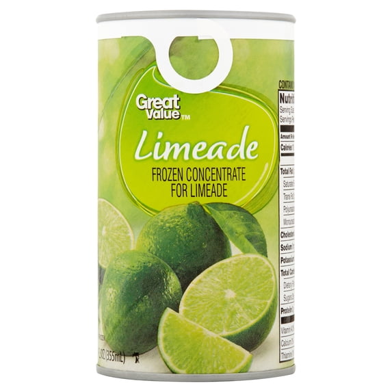 Great Value Limeade Concentrate, 12 fl oz (Frozen)
