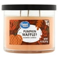 thumbnail image 1 of Great Value Limited Edition Pumpkin Waffles Scented Candle, 14.5 oz, 1 of 6