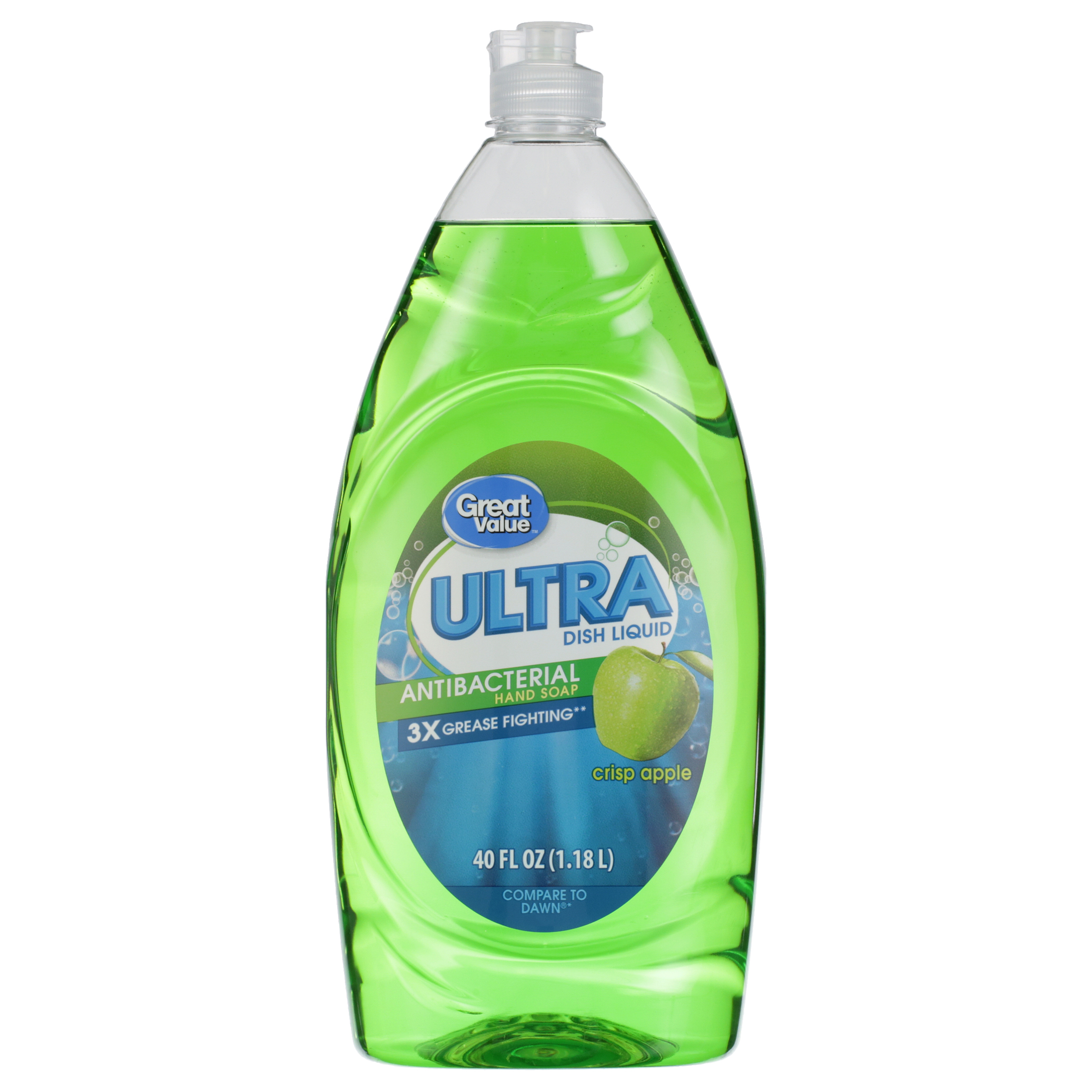 Great Value Liquid Dish Soap, Fruity Scent, 40 Fluid Ounce - image 1 of 7