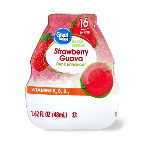 Great Value Strawberry Guava Drink Enhancer, 1.62 fl oz