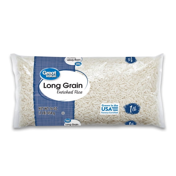 Great Value Long Grain Enriched Rice, 16 oz