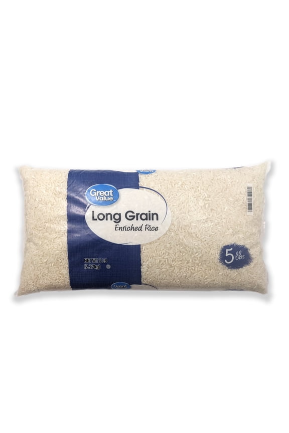Long Grain Enriched Rice, 5 lbs