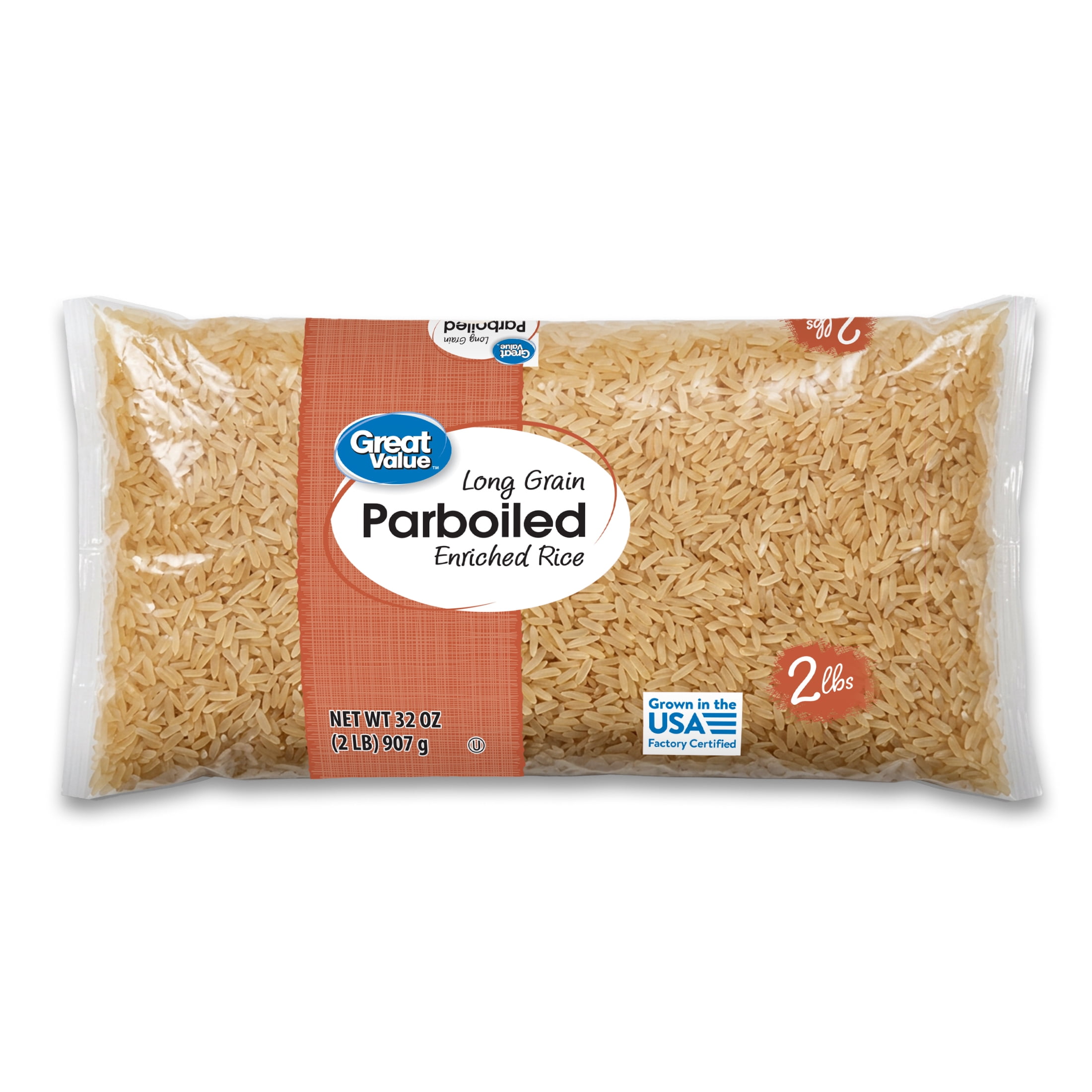 Great Value Long Grain Parboiled Enriched Rice, 32 oz
