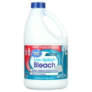 Great Value Low-Splash Bleach, Linen, 81 fl oz