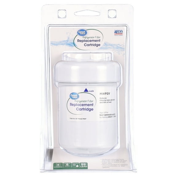 Great Value MWF Refrigerator Water Filter 1 Pack