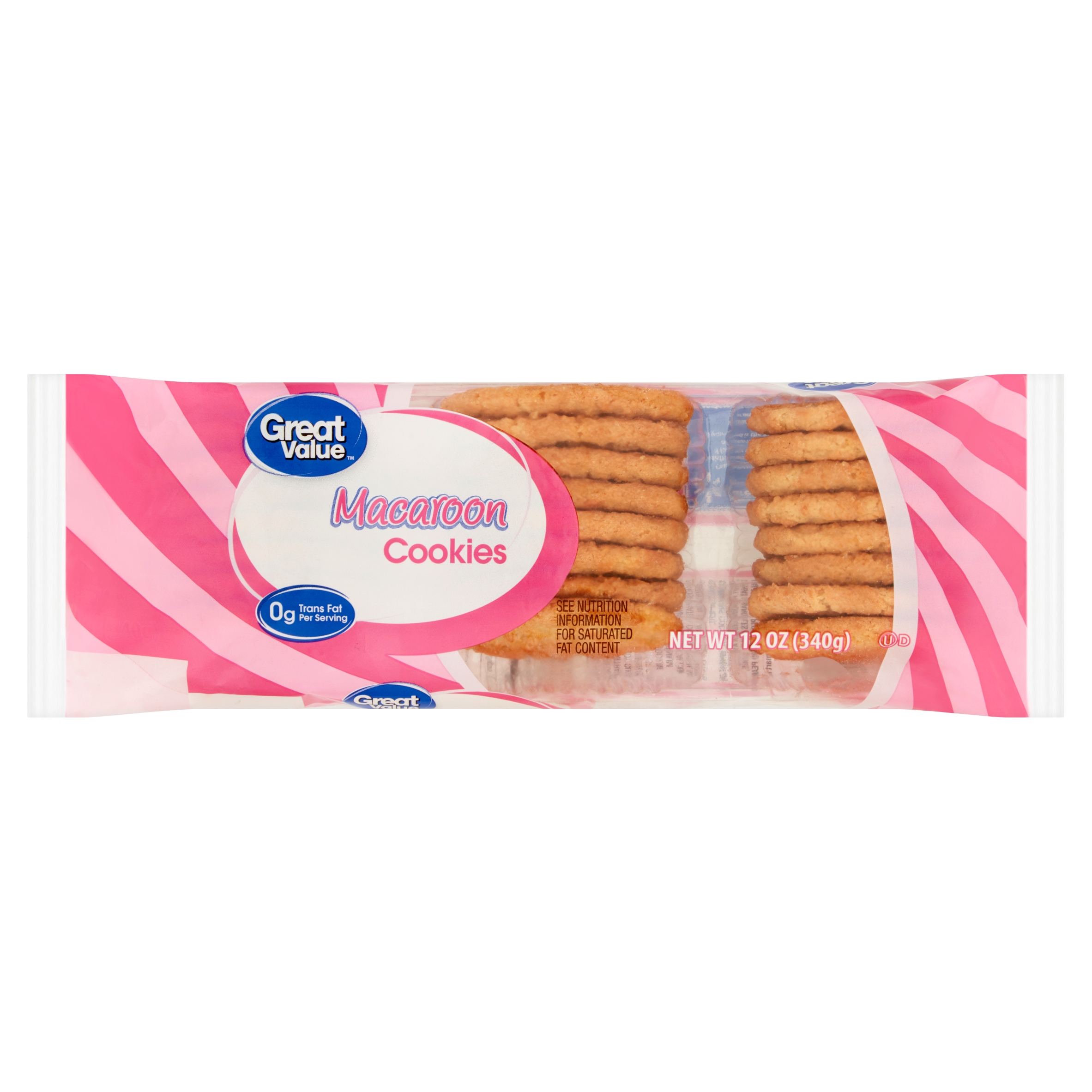 Great Value Macaroon Cookies, 12 oz