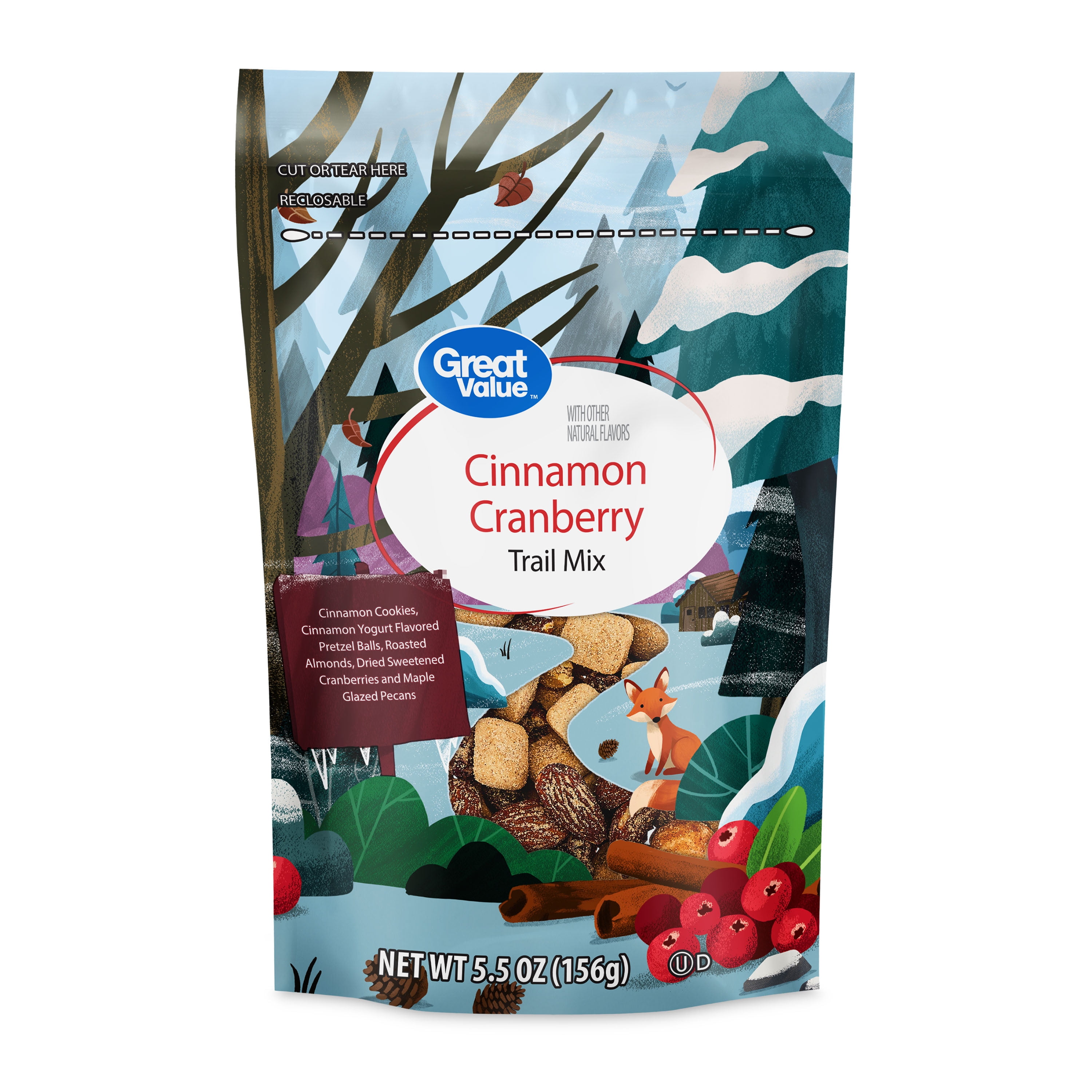 Great Value Maple Cinnamon Cranberry Trail Mix, 5.5 oz - Walmart.com