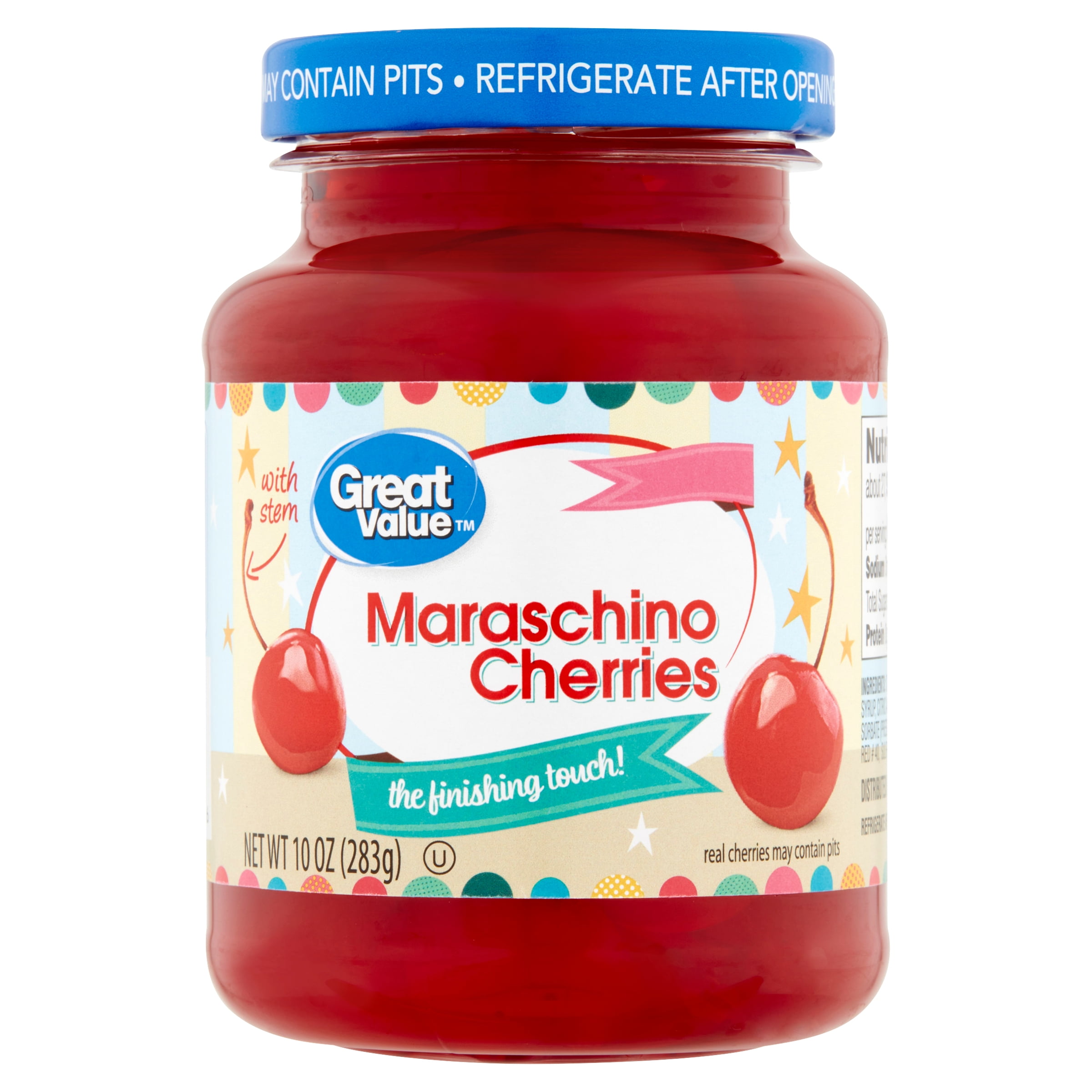 Great Value Maraschino Cherries 10 Oz