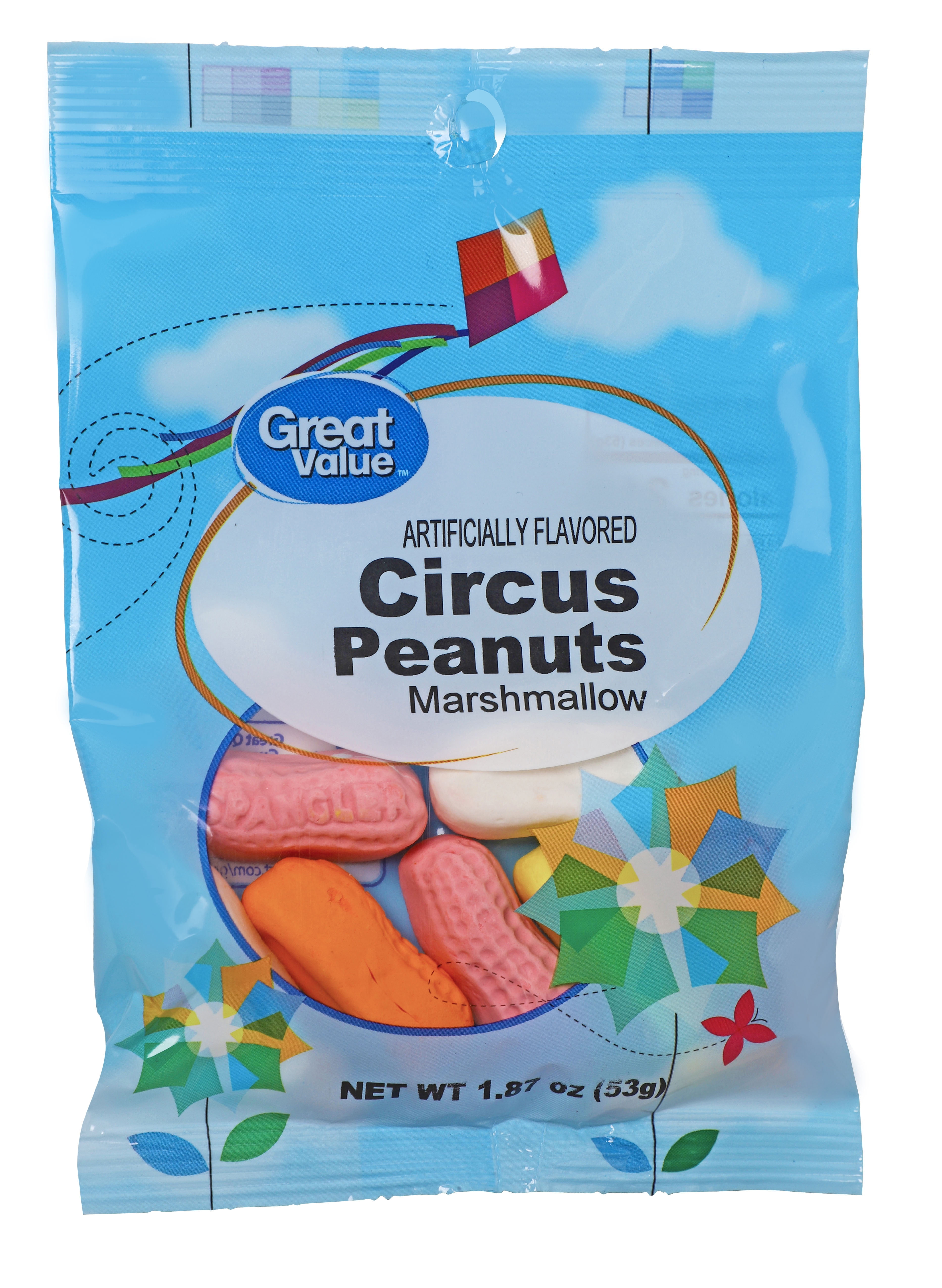 Great Value Marshmallow Peanuts, 2.5 oz