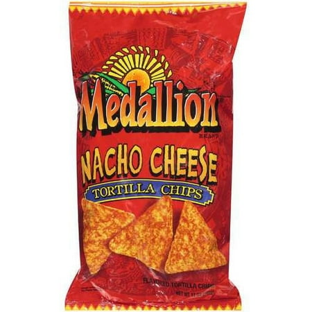 Medallion Nacho Cheese Flavor Tortilla Chips, 13oz