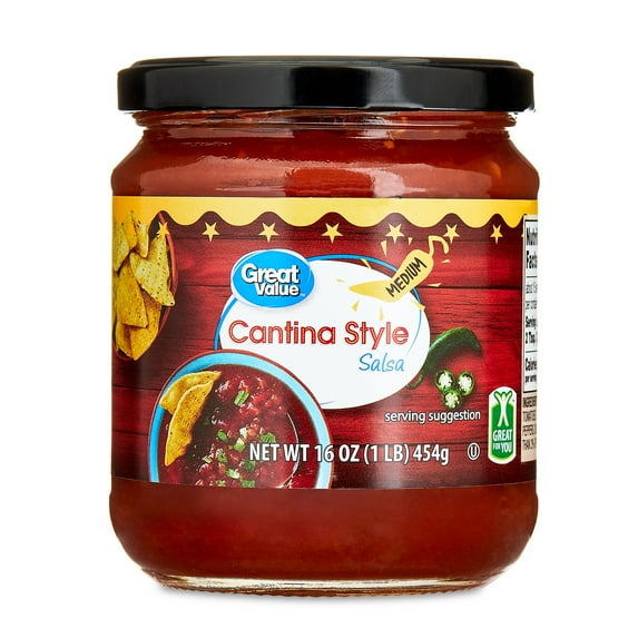 Great Value Medium Cantina Style Salsa, 16 oz