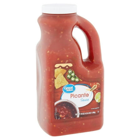 Great Value Medium Picante Sauce, 70 oz