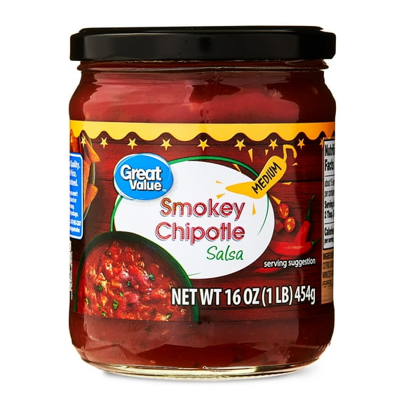Great Value Medium Smokey Chipotle Salsa, 16 oz