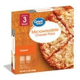 thumbnail image 1 of Great Value Microwavable Thin Crust Cheese Pizza, 7.2 oz (Frozen), 1 of 8