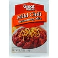 thumbnail image 1 of Great Value Mild Chili Seasoning Mix, 1.25 oz, 1 of 2