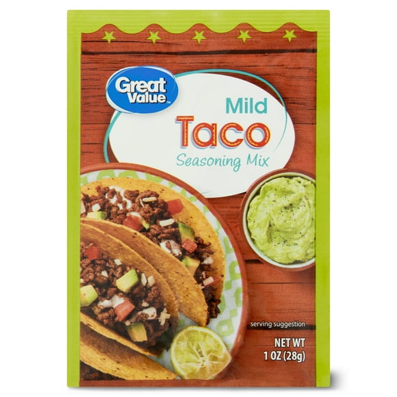 Great Value Mild Taco Seasoning Mix, 1 oz
