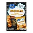 thumbnail image 1 of Great Value Mini Bear Honey Graham Cookies, 1 oz, 10 Snack Packs, 1 of 8