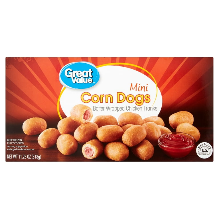 Great Value Mini Corn Dogs 11.25 oz 16 Ct Frozen