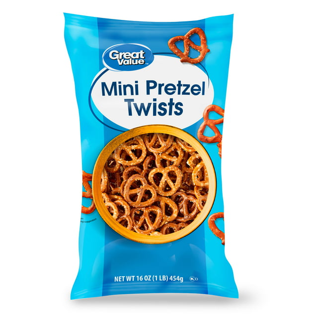 Great Value Mini Pretzel Twists, 16 oz