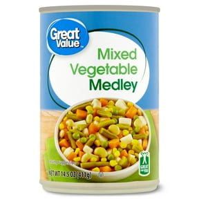 Del Monte Canned Mixed Vegetables 14.5 oz - Carrots, Green Beans, Peas ...