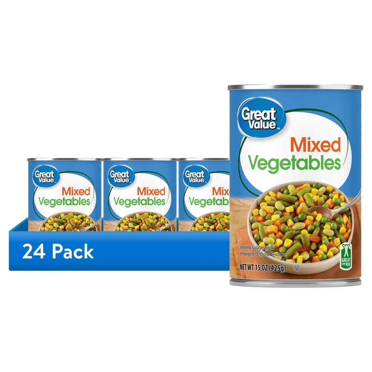 24 pack) Great Value Mixed Vegetables, 15 oz - Walmart.com