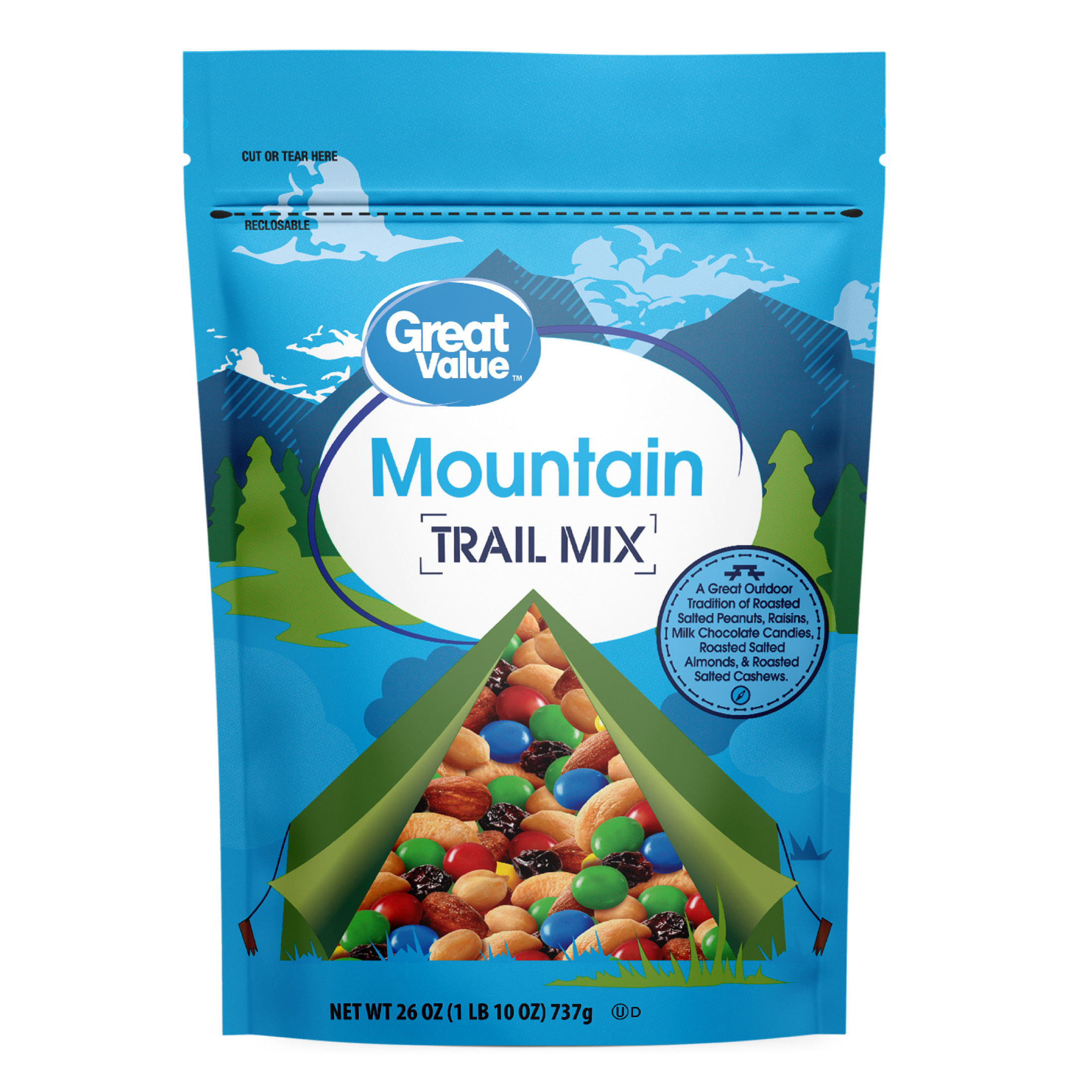 Great Value Mountain Trail Mix, 26 oz - image 1 of 6