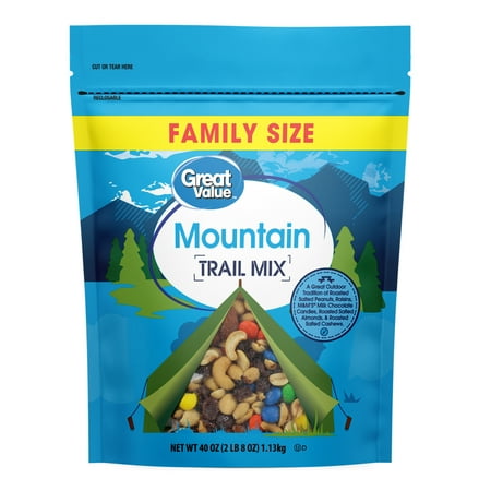 Great Value Mountain Trail Mix, Family Size, 40 oz