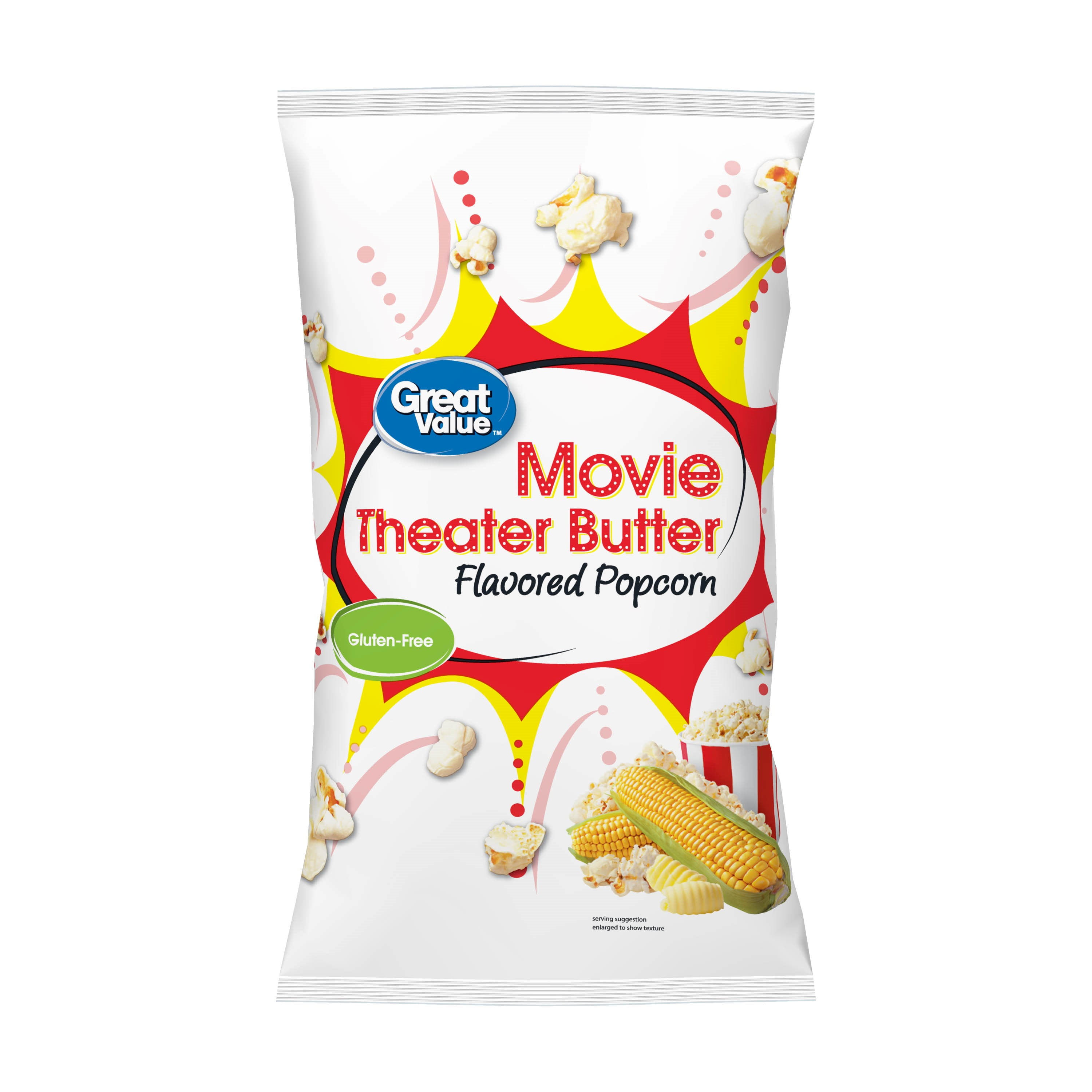 Great Value Movie Theater Butter Popcorn - Walmart.com