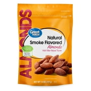 Great Value Natural Smoke Flavored Almonds, 14 oz