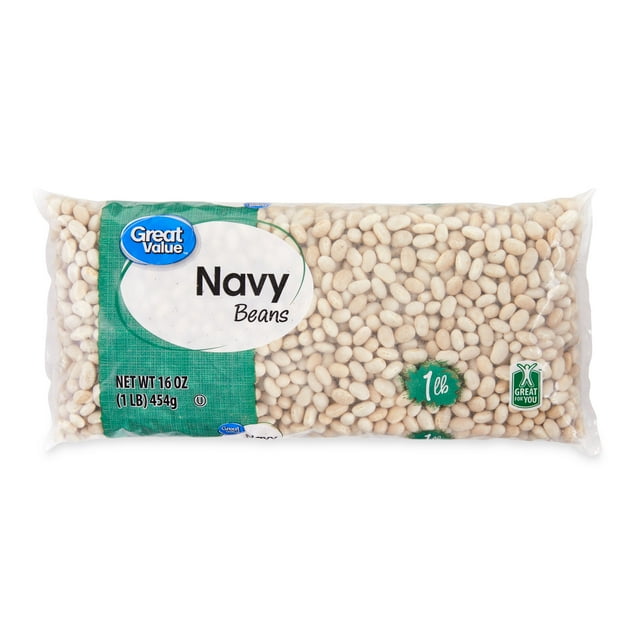 Great Value Navy Beans, 1 lb