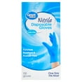 thumbnail image 1 of Great Value Nitrile Disposable Gloves, One Size, 100 Ct, 1 of 8