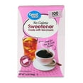 thumbnail image 1 of Great Value No Calorie Sweetener, 100 Count, 1 of 6