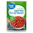 thumbnail image 1 of Great Value No Salt Added Light Red Kidney Beans, 15.5 oz, 1 of 11