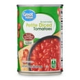 thumbnail image 1 of Great Value No Salt Added Petite Diced Tomatoes, 14.5 oz, 1 of 8