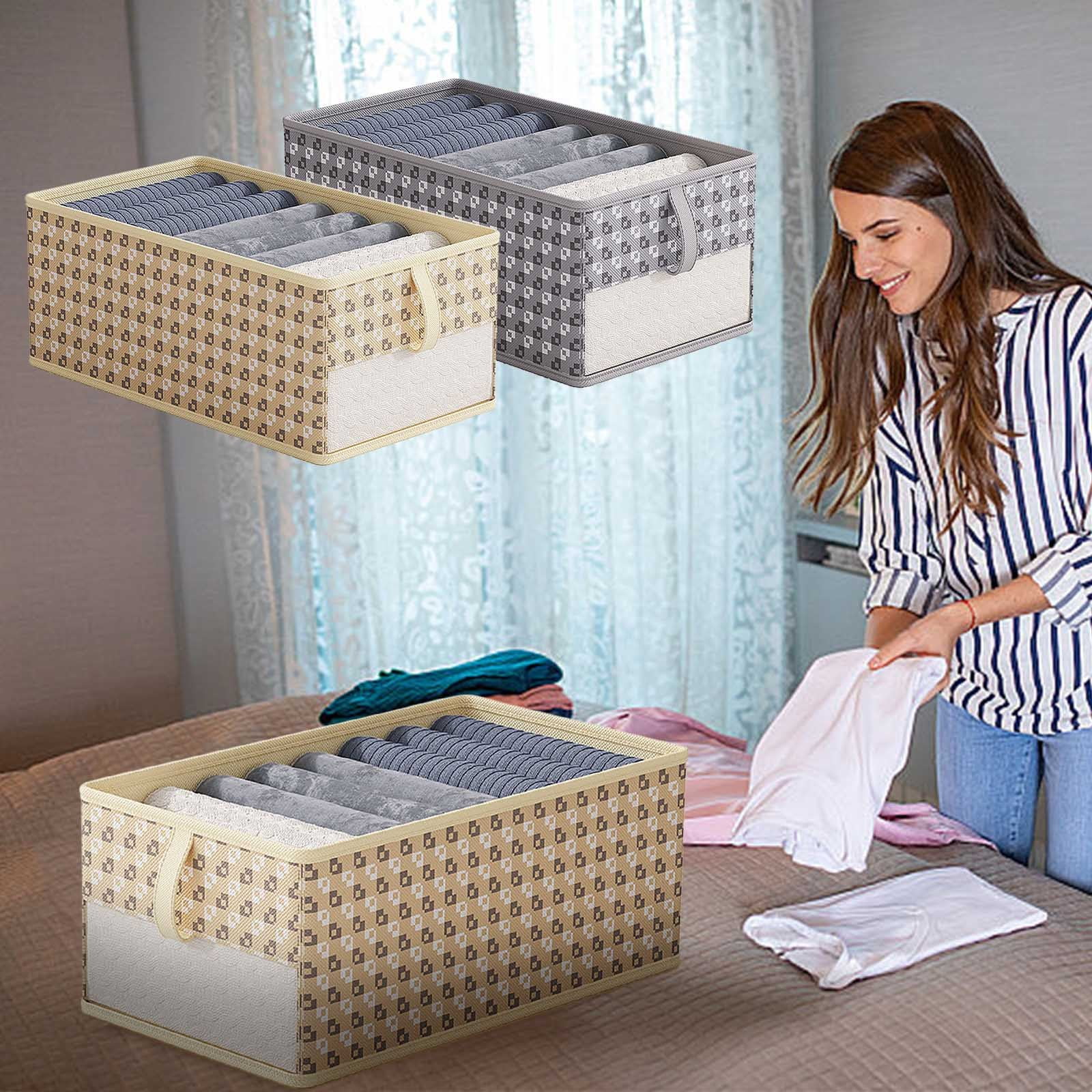 Clearance Item,Non-woven Fabric Window Bedroom Clothing Storage Box Household Clothing Proof ...