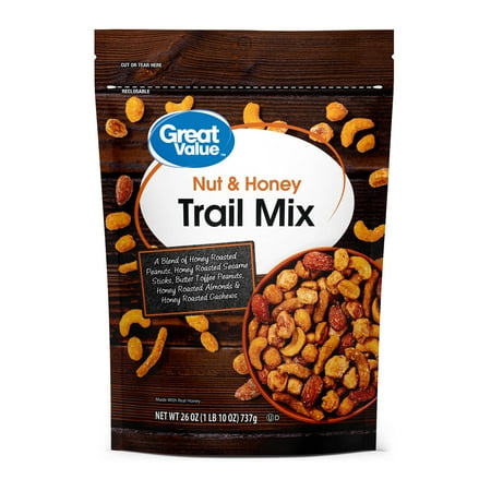 Great Value Nut & Honey Trail Mix, 26 oz