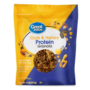 Great Value Oats and Honey Protein Granola, 11 oz