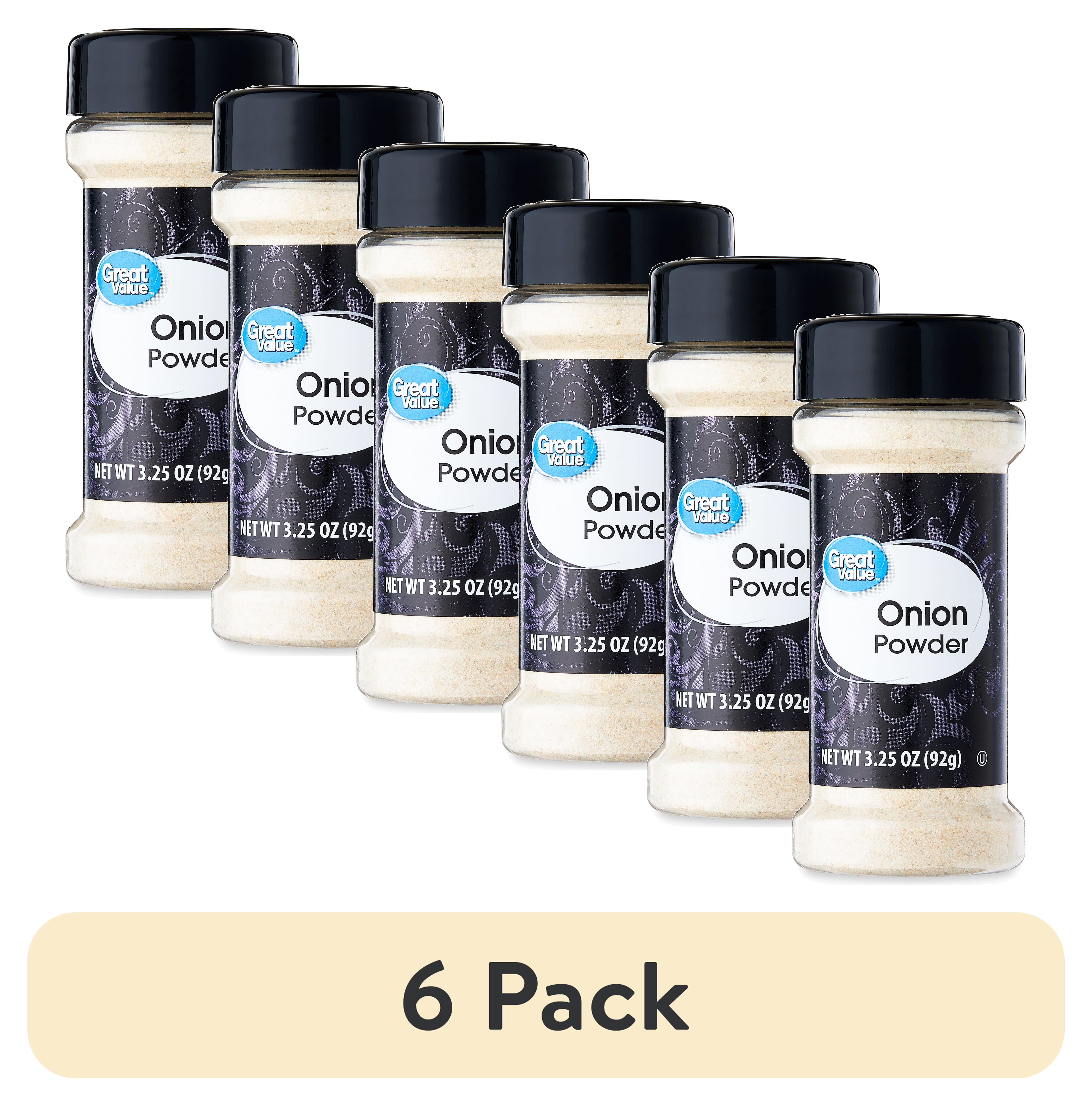 (6 pack) Great Value Onion Powder, 3.25 oz