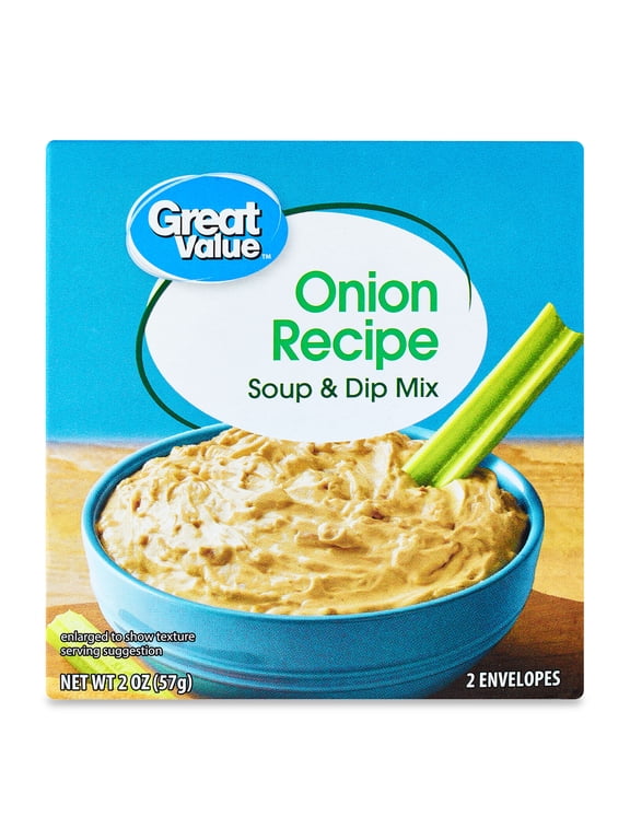 Onion Recipe Soup & Dip Mix, 2 oz, Shelf-Stable