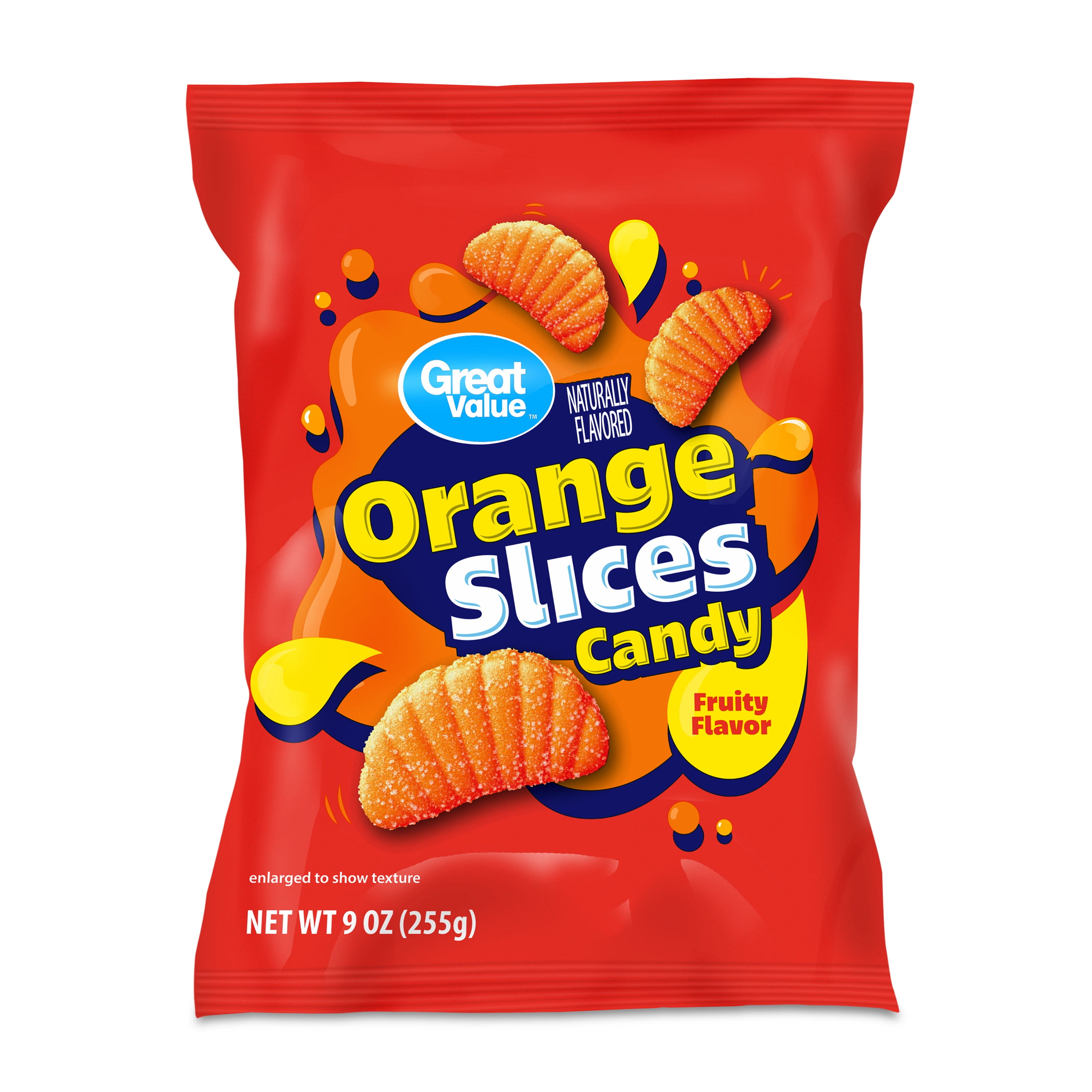 Great Value Orange Slices Chewy Candy 9 oz Tangy Citrus Flavor Great Value Orange Slices Chewy Candy 9 oz Tangy Citrus Flavor