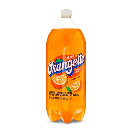 Great Value Orangette Orange Soda, 2 Liter Bottle