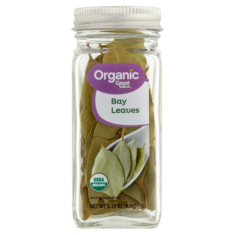 Great Value Organic Bay Leaves, 0.15 oz - Walmart.com