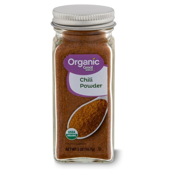 Great Value Organic Chili Powder, 2 oz