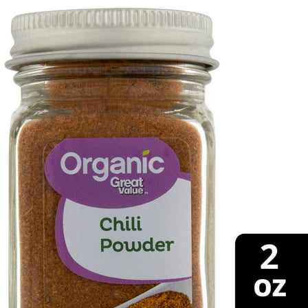 Great Value Organic Chili Powder, 2 oz