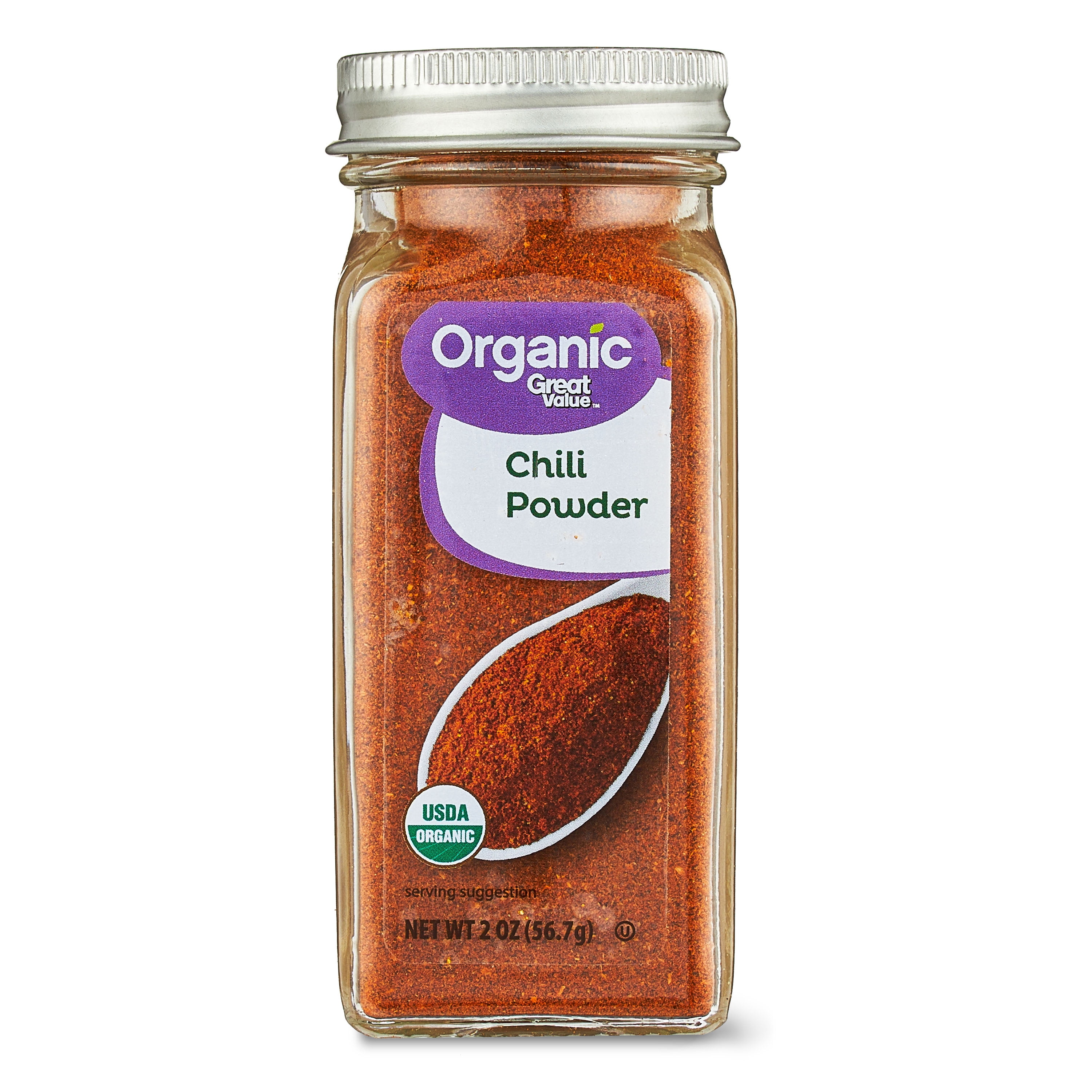 Great Value Organic Chili Powder with Salt, 2 oz - Walmart.com