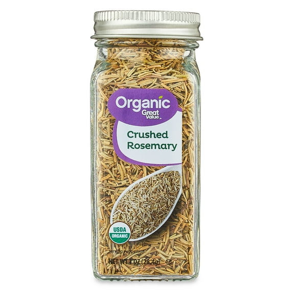Great Value Organic Crushed Rosemary, 1 oz