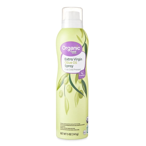 Great Value Organic Extra Virgin Olive Oil Spray, 5 oz