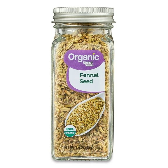 Great Value Organic Fennel Seed, 1.6 oz