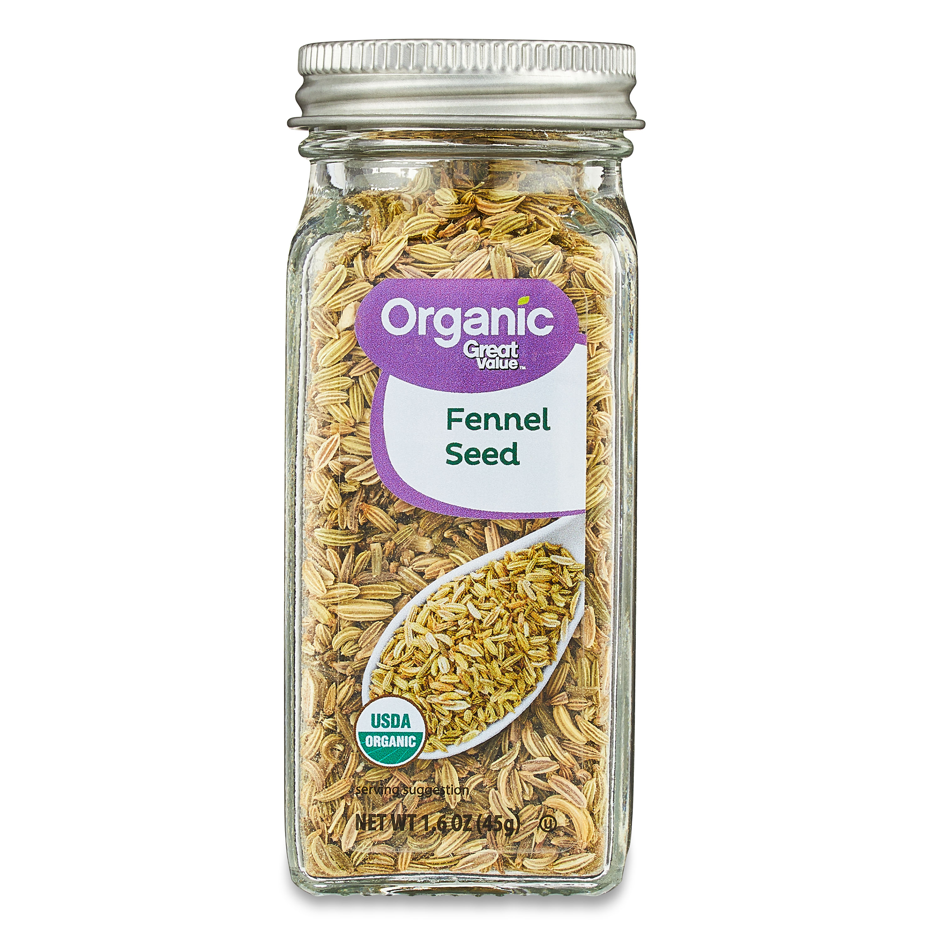 Great Value Organic Fennel Seed, 1.6 oz - image 1 of 7