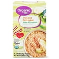 Great Value Organic Instant Oatmeal, Apple & Cinnamon, 8 Count, 11.28